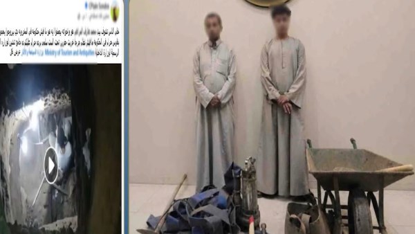 القبض على شخصين ينقبان عن الآثار بسوهاج