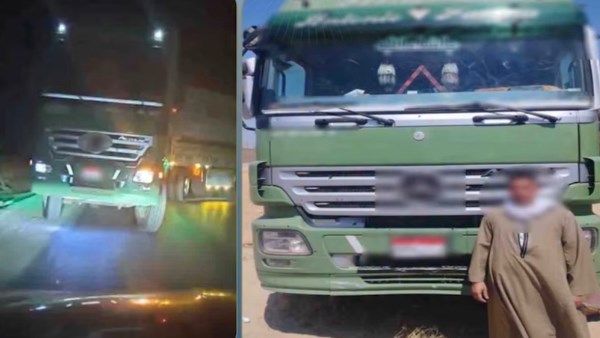 مشى عكس.. القبض على قائد سيارة نقل بأسيوط
