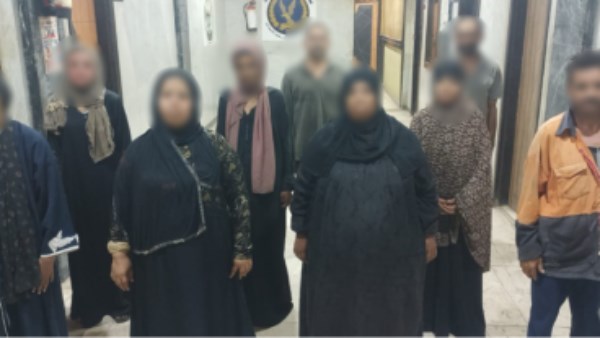 ضبط 3 رجال و8 سيدات يستغلون 10 أطفال فى أعمال التسول