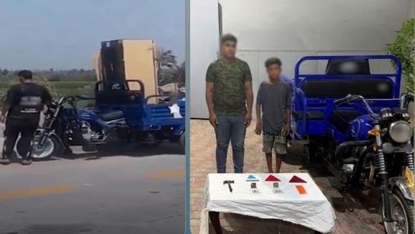 بيسرقوا العواكس الضوئية من الطريق.. القبض على عاملي خردة بالشرقية