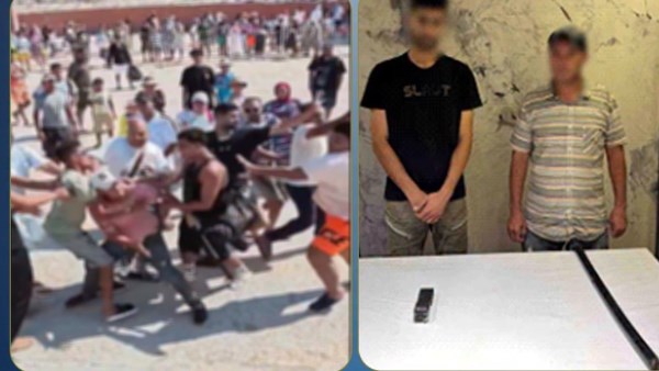 القبض على عاملين ضربا شابا بصاعق كهربائى بشاطئ بمطروح