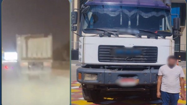 عرض حياة المواطنين للخطر.. القبض على سائق سيارة نقل بالجيزة