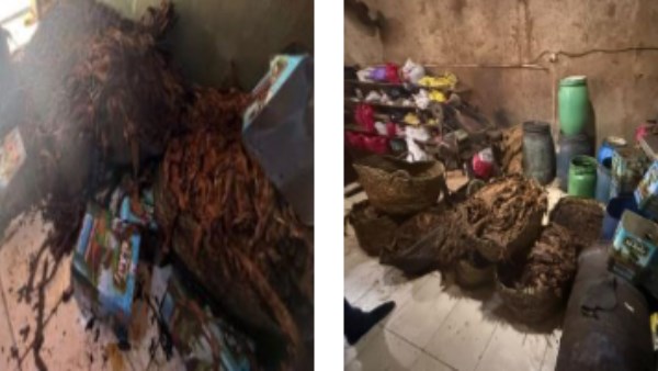 ضبط أكثر من 7 أطنان معسل منتهية الصلاحية داخل مصنع في دمياط