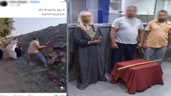 القبض على شخص استعان بشقيقه ووالدته للتعدي على طليقته بالضرب بالقليوبية