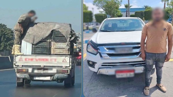 الحمولة مش مربوطة.. القبض على سائق سيارة نقل بالإسكندرية