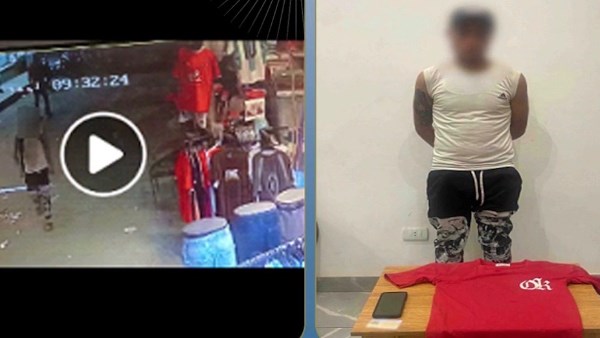 القبض على عاطل سرق ملابس من داخل محل بالغردقة