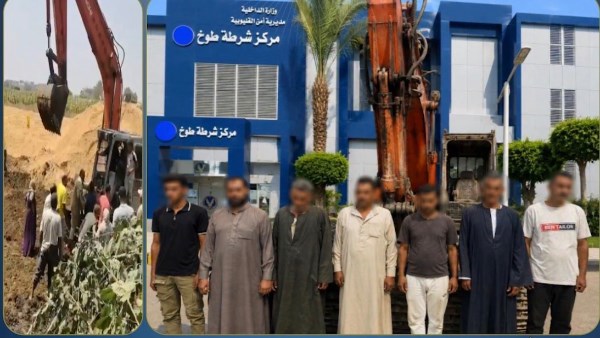 خلاف على قطعة أرض.. ضبط طرفي مشاجرة بالقليوبية