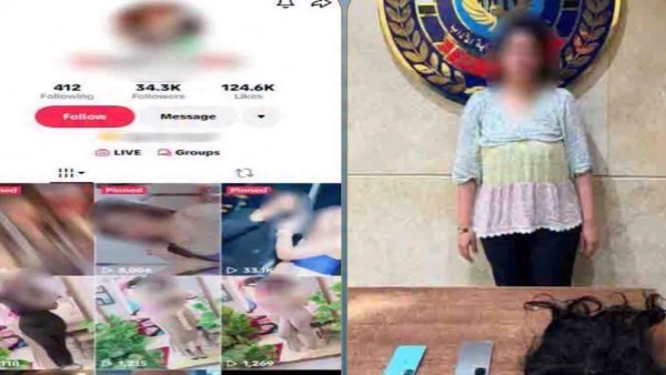 حبس صانعة محتوى لقيامها بنشر فيديوهات خادشة عبر صفحتها بالجيزة