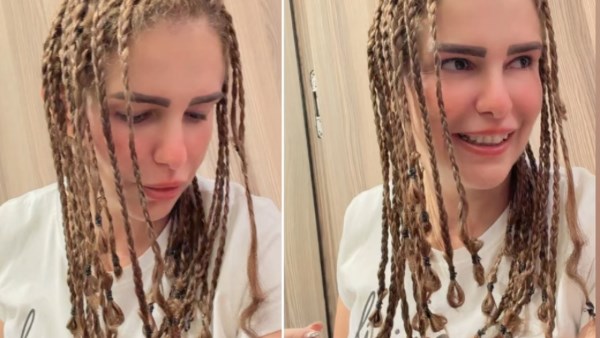 دنيا عبد العزيز تخطف الأنظار بـ لوك جديد بـ الضفائر .. صور