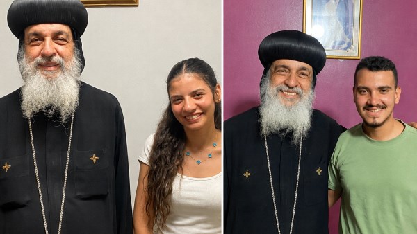 أسقف الشرقية ومدينة العاشر من رمضان يشارك أوائل الثانوية العامة فرحتهم