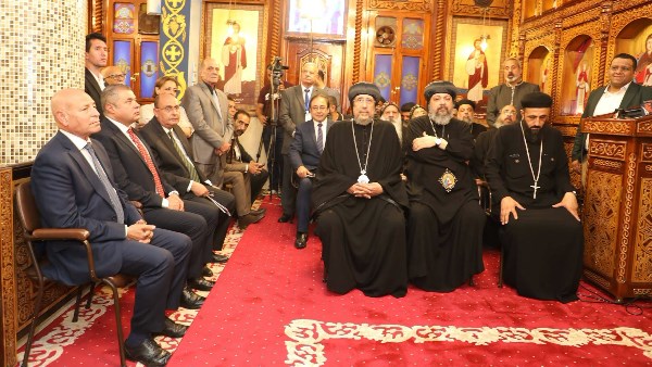 افتتاح كنيسة العذراء بالمحمودي بشبرا.. صور