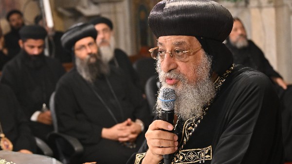 البابا تواضروس يلقي العظة الختامية لصوم العذراء مساء اليوم من الإسكندرية