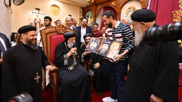 احتفالية تدشين كنيسة الشهيدين مارجرجس والأمير تادرس الشطبي بالإسكندرية