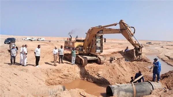 بعد إصلاح خط الكريمات.. إعادة ضخ المياه تدريجيًا إلى الغردقة ورأس غارب