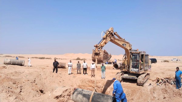 مياه البحر الأحمر: تأمين إمدادات الغردقة ورأس غارب بعد كسر بخط الكريمات