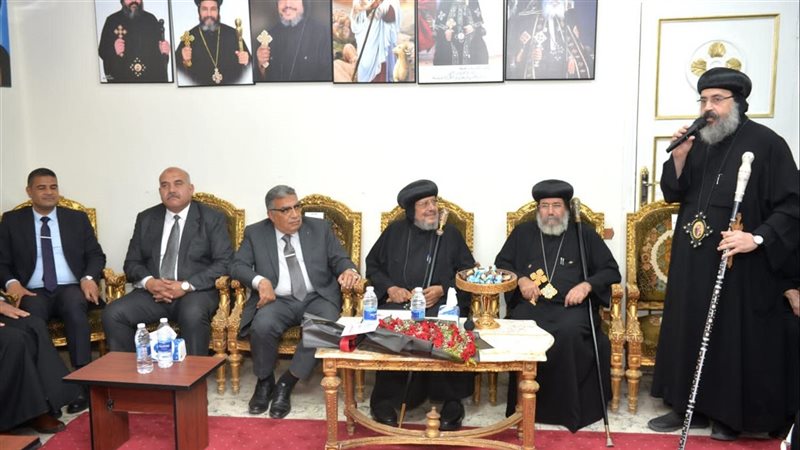 محافظ الدقهلية ومدير الأمن يشهدان الاحتفال بذكرى مولد الشهيد مار جرجس بميت دمسيس (فيديو وصور)