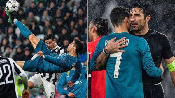 بوفون يكشف ما قاله لـ رونالدو بعد هدفه التاريخي في مرمى يوفنتوس