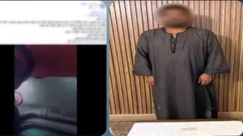فيديو صادم، ضبط عامل بتهمة ارتكاب أفعال خادشة داخل ميكروباص في الفيوم
