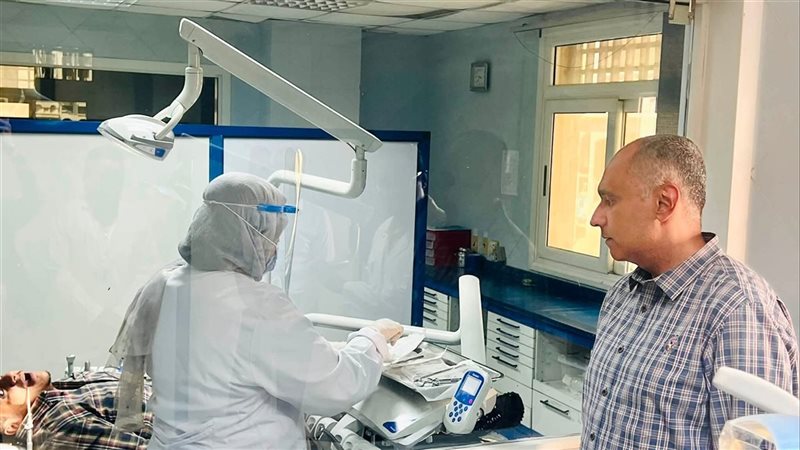 وكيل وزارة الصحة بالإسكندرية يتفقد مركز أبحاث الأسنان ويتابع أعمال التطوير ورفع كفاءة الخدمات