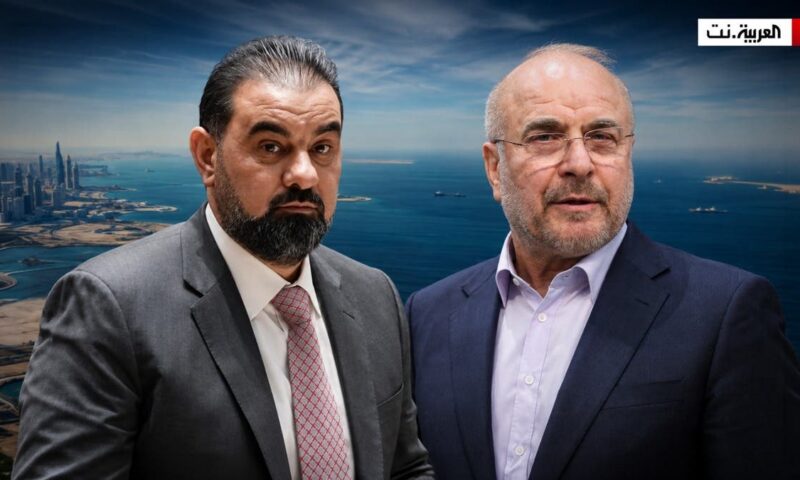 صورة ” الخليج العربي” تشعل حرب الخرائط بين الحلبوسي وقاليباف