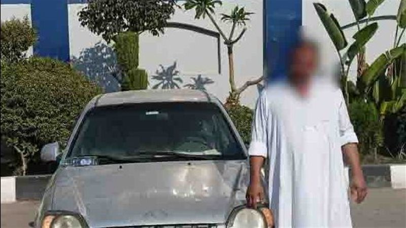 بسبب اللهو، ضبط سائق ظهر في صورة يقود سيارته برعونة في القليوبية