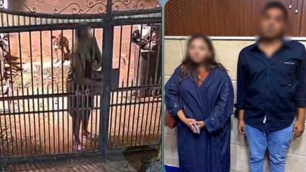 ادعت إنه ضابط شرطة.. القبض على سيدة وجارها بعد تشاجرهما