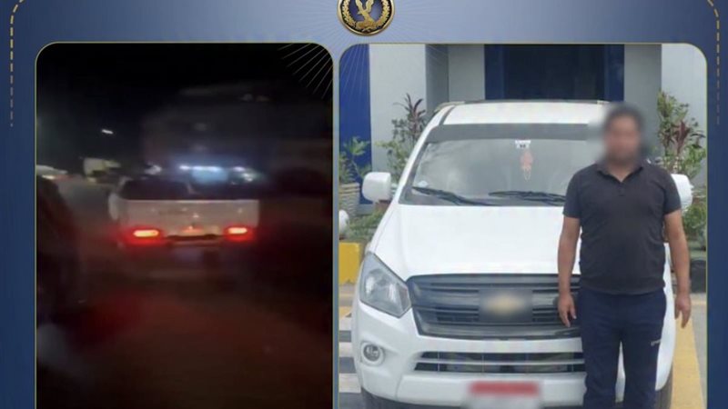 بعد تداول فيديو، ضبط سائق ربع نقل قاد سيارته عكس الاتجاه بالشرقية