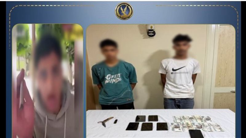 أيوه أنا بشرب حشيش وبلغ الشرطة لو تقدر، ضبط شخص ظهر بسيجارة كيف وسلاح في بدر (فيديو)