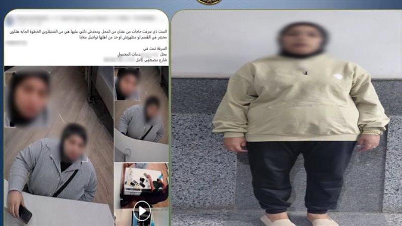 مش ندم، اعترافات مثيرة لسيدة سرقت سماعة هاتف من محل وعادت لدفع ثمنها بالدقهلية (فيديو)