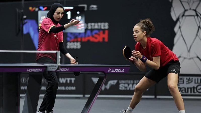 منتخب مصر للسيدات يتأهل إلى نهائي تنس الطاولة بدورة ألعاب البحر المتوسط