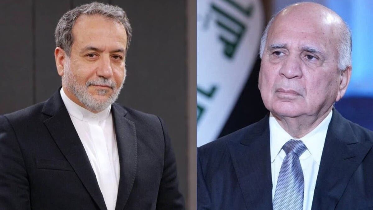 وزيرا خارجية العراق وإيران يبحثان تطورات الأوضاع بمضيق هرمز