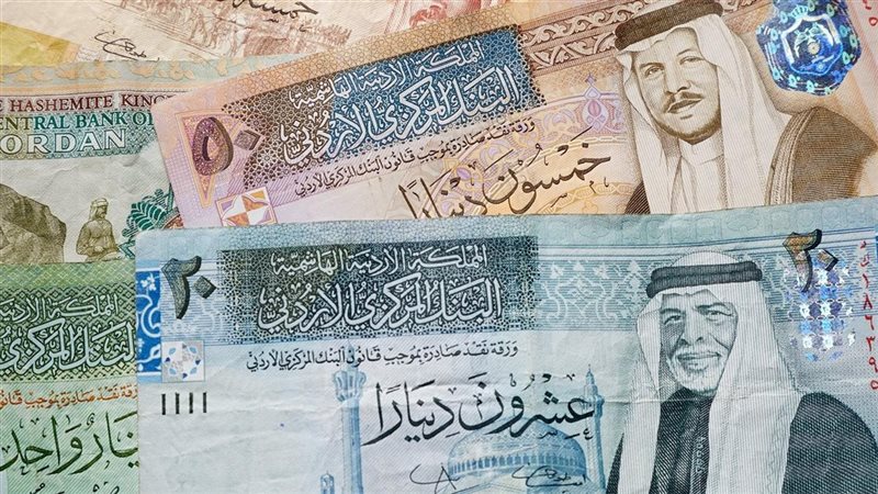 سعر الدينار الأردني مقابل الجنيه في البنك المركزي خلال تعاملات اليوم السبت