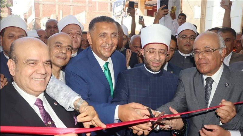 وزير الأوقاف ومحافظ القليوبية يفتتحان مجمع الرحمة الإسلامي بقرية الحصة بطوخ