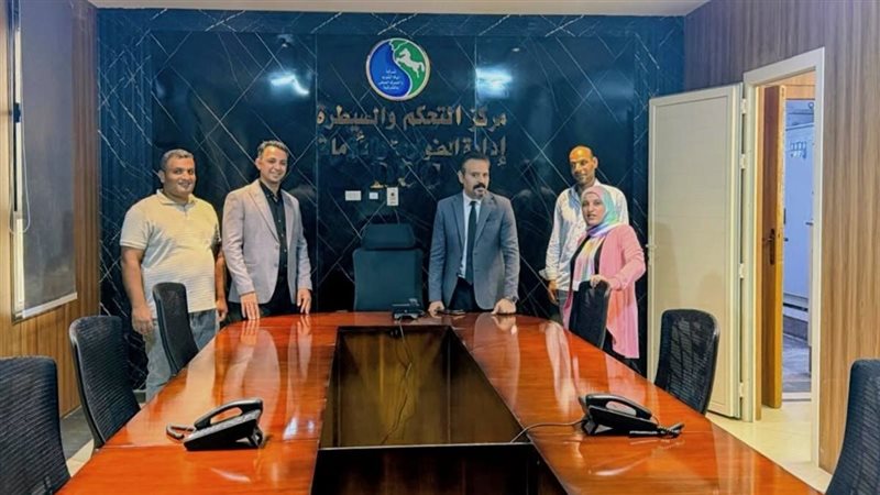 مدير غرفة الطوارئ والأزمات يتفقد مركز التحكم بمياه الشرقية