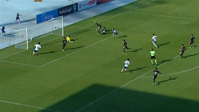 التعادل يحسم الشوط الأول بين الجونة والقناة في الدوري المصري