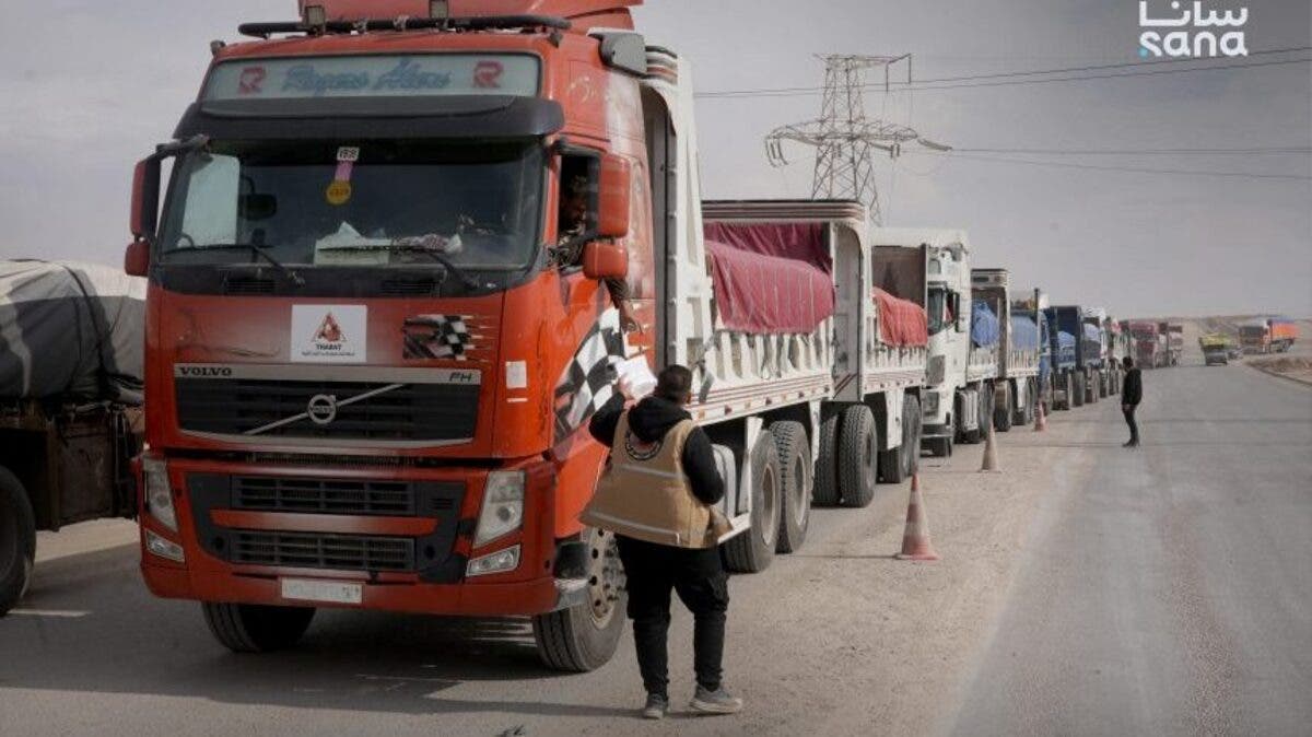 ارتفاع معدلات نقل البضائع في سوريا خلال يوليو.. تجاوزت 3.5 مليون طن