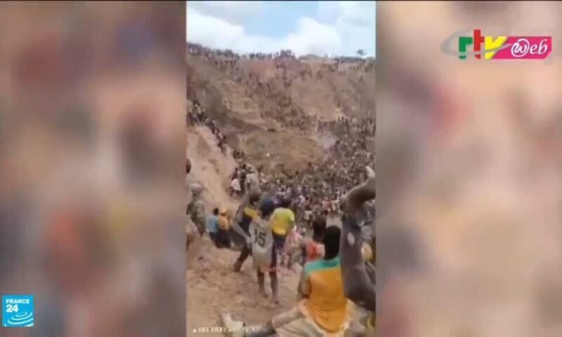 صور “مرعبة” لانهيار منجم للذهب في إفريقيا الوسطى يخلّف أكثر من 100 قتيل