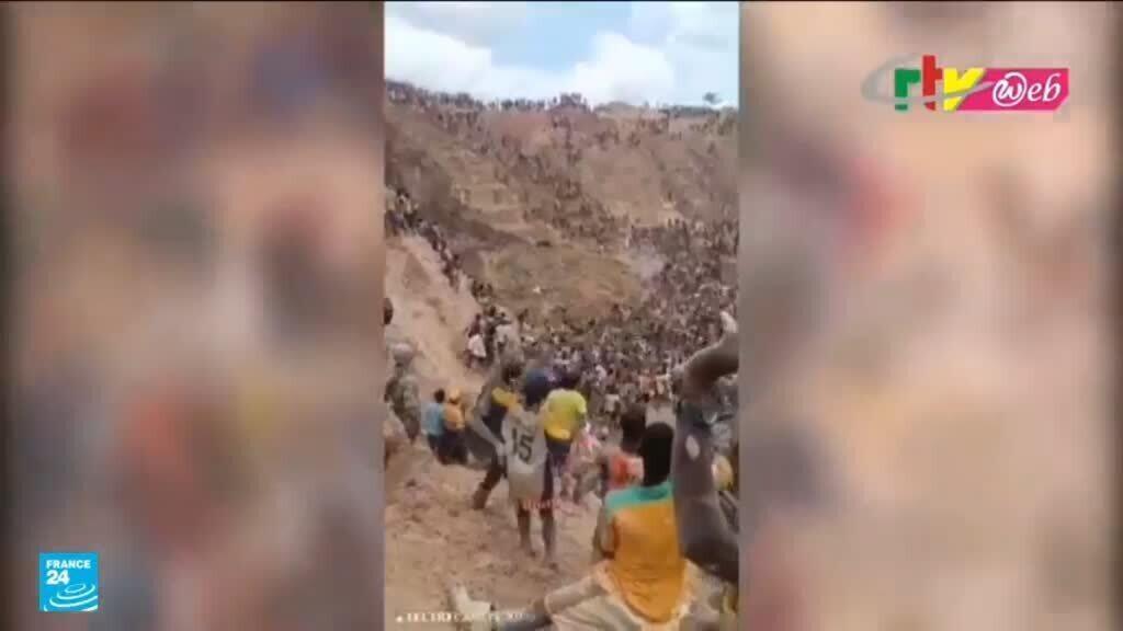 صور “مرعبة” لانهيار منجم للذهب في إفريقيا الوسطى يخلّف أكثر من 100 قتيل