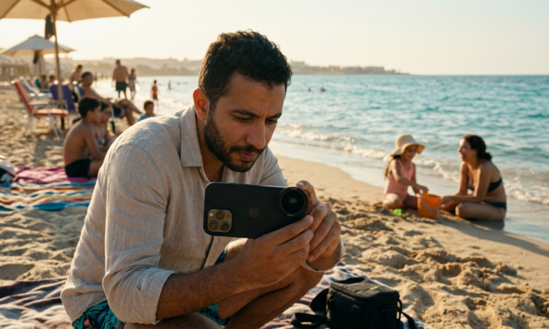 كيف تلتقط صورًا سينمائية لمصيفك باستخدام هاتفك المحمول فقط؟