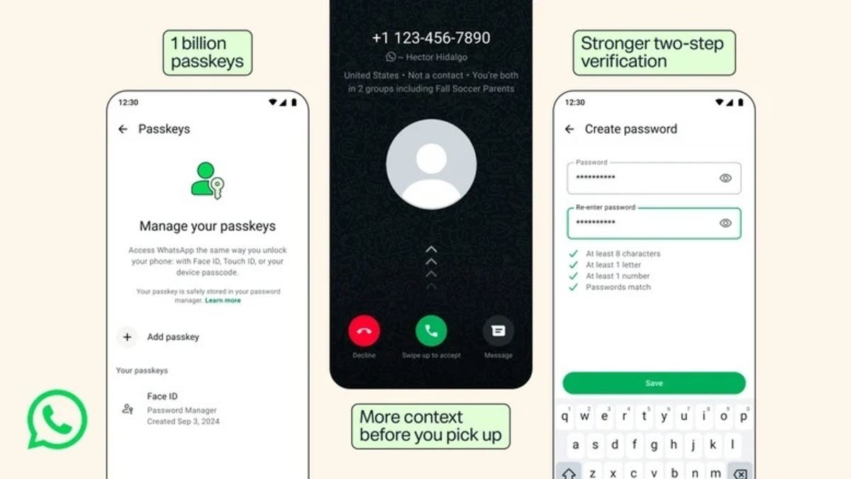 “واتساب” يعزز حماية الحسابات من خلال المصادقة الثنائية
