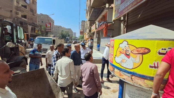 لإعادة المظهر الحضاري.. حملات مكبرة لرفع الإشغالات في شمال المنيا