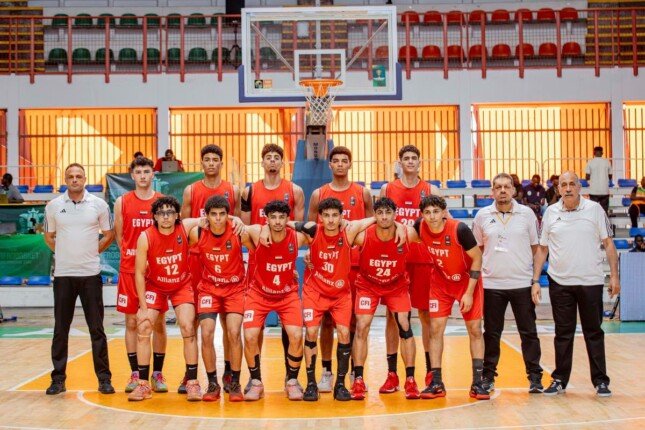 منتخب ناشئي السلة يواجه تشاد في ختام دور المجموعات ببطولة الأفروباسكت