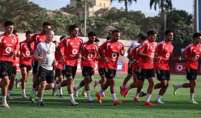 الأهلي يختتم تدريباته استعدادًا لمواجهة الشرقية إنبي في الدوري المصري