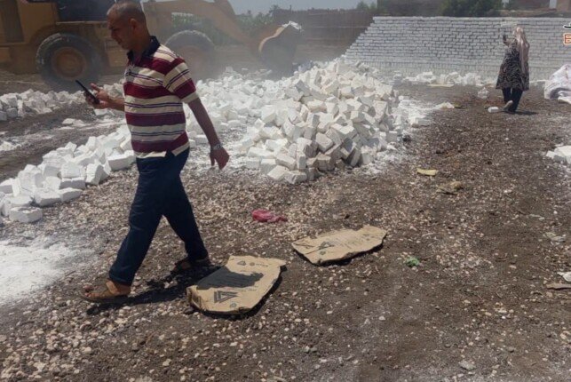 إزالة 37 حالة تعدٍ ورفع 717 إشغالًا ببنى سويف