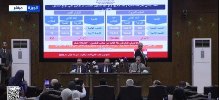 نتيجة تنسيق الجامعات 2026.. الأماكن الشاغرة بالمرحلة الثانية للشعبة الأدبية نظام الحديث