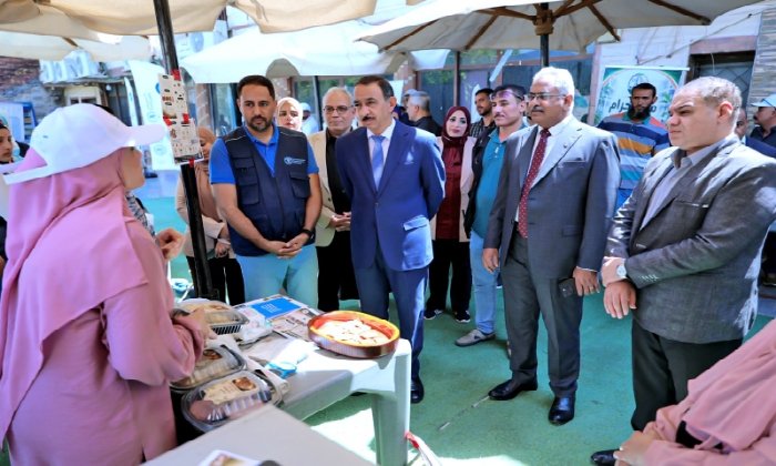 محافظ سوهاج يفتتح معرض الشركات الناشئة ضمن فعاليات التدريب في مجال المخلفات الزراعية