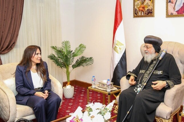 خلال لقائه وزيرة الإسكان.. البابا تواضروس يشيد بالتنمية العمرانية في العلمين الجديدة