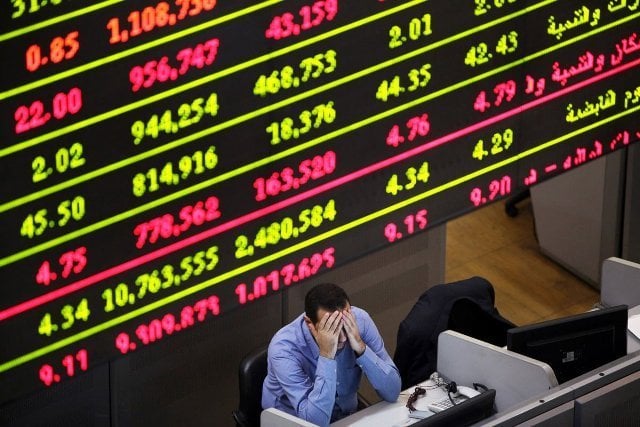 اليوم.. هبوط مؤشرات البورصة ورأس المال يفقد 22 مليار جنيه