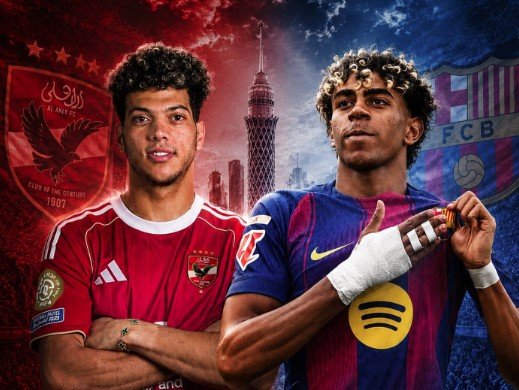 موعد مباراة الأهلي وبرشلونة في كأس خوان جامبر والقنوات الناقلة