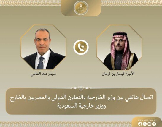 وزيرا خارجية مصر والسعودية يتبادلان الرؤى بشأن مستجدات الأوضاع الإقليمية